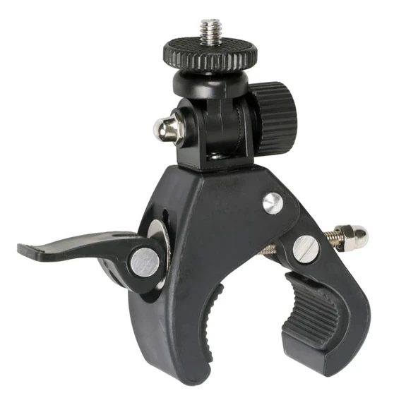 Ayex AX-BM02 1/4'' Vidalı Sabitleme Kelepçesi 16-36 mm Gidon Boru ve Tripod Uyumlu 180° Ayarlanabilir ürün görseli 1