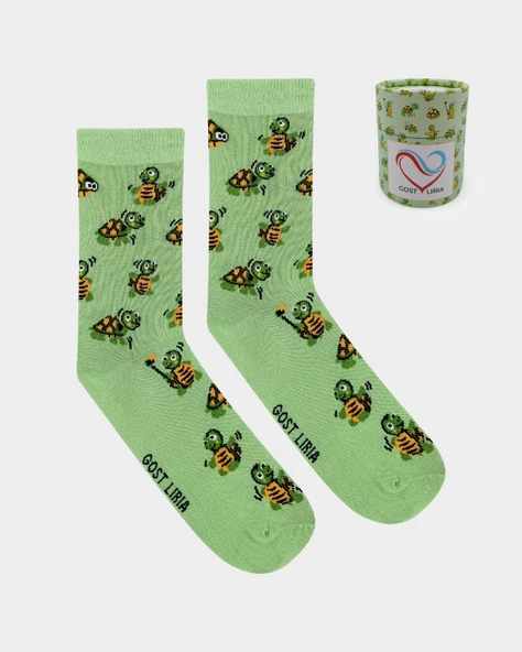 Tortoise  Socks – Desenli Unisex Soket Çorap ürün görseli 1