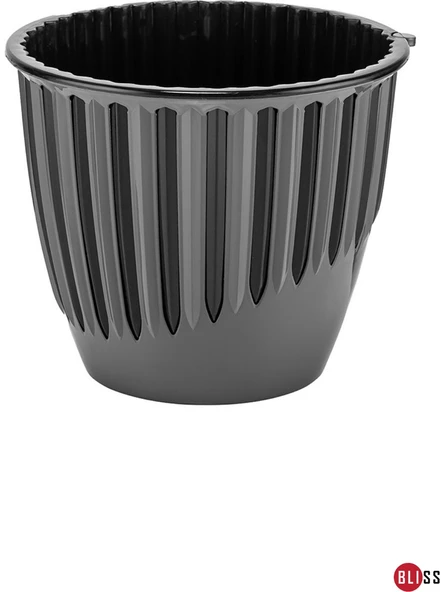 Plastik Dekoratif Piyano Saksı Ankrasit ürün görseli 1