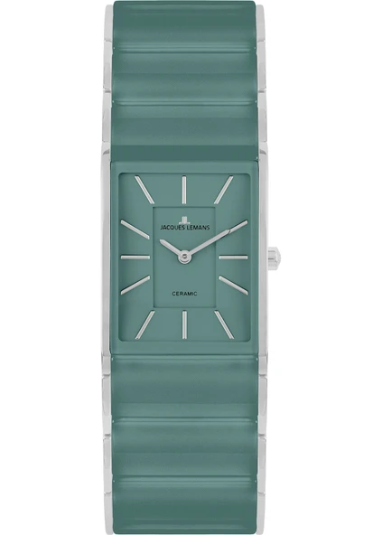 Jacques Lemans Dublin 1-2214E Quartz Çelik Yeşil Safir Cam 20*26 mm Kadın Kol Saati ürün görseli 1