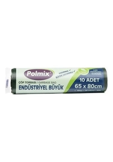 POLMİX Çöp Poşeti Büyük Boy 65X80 ürün görseli 1