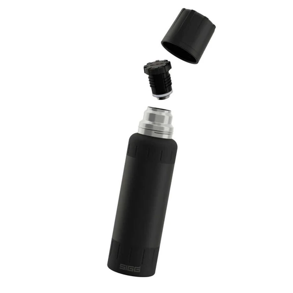 Sigg 6170.00 Alpine Star 1L Termos, Siyah - Resim 3