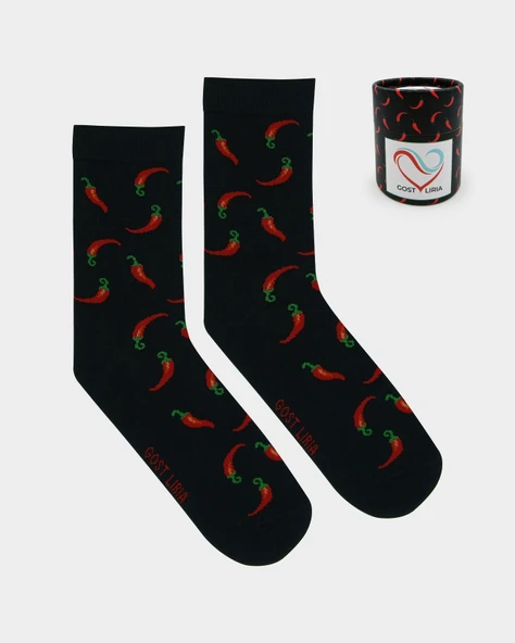 Pepper Socks – Desenli Unisex Soket Çorap ürün görseli 1