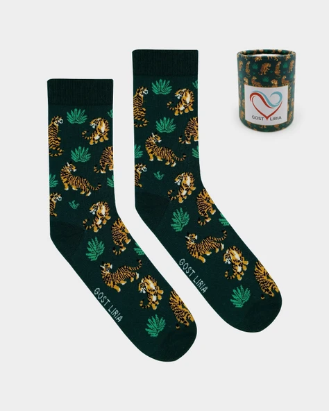 Tiger Socks – Desenli Unisex Soket Çorap ürün görseli 1