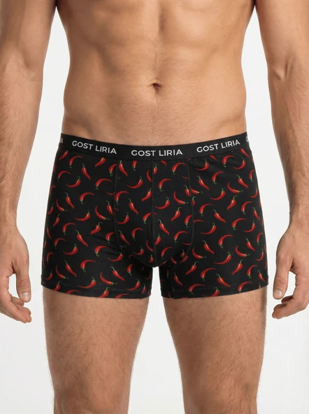 Pepper Desenli Erkek Boxer - Resim 3