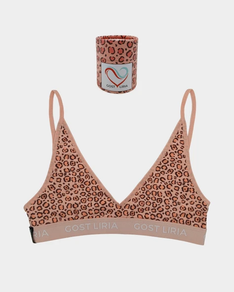 Leopard Desenli Kadın Bralet ürün görseli 1