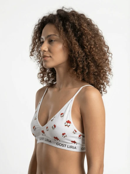 Chickeen Desenli Kadın Bralet - Resim 4