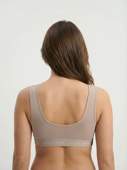 Sand  Spor Bralet Bej - Resim 4