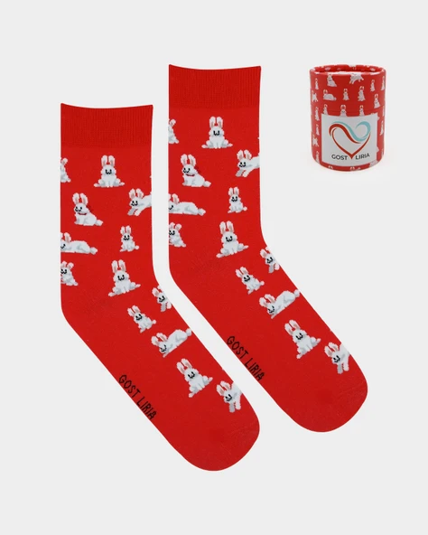 Rabbit Socks – Desenli Unisex Soket Çorap ürün görseli 1