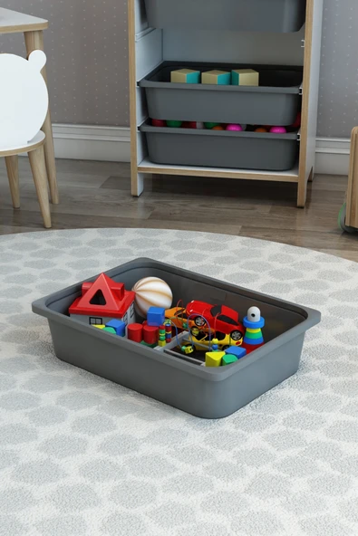 Montessori Oyuncak Dolabı Kutusu Saklama Kutusu 41X30.5X10 ürün görseli 1