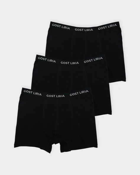 Root Erkek Boxer – 3’lü Paket Siyah ürün görseli 1