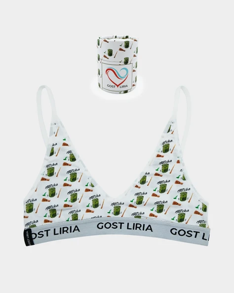 Macha Desenli Kadın Bralet ürün görseli 1