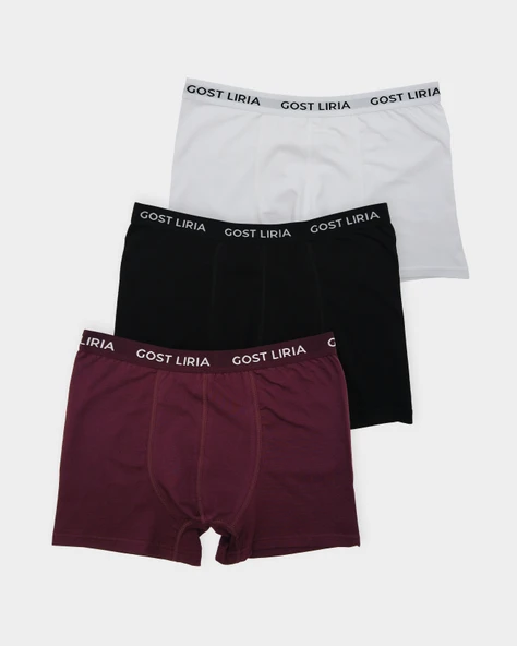 Calm Erkek Boxer – 3’lü Paket Çok Renkli ürün görseli 1