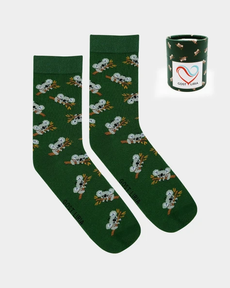Koala Socks – Desenli Unisex Soket Çorap ürün görseli 1