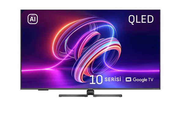 Arçelik Imperium 10 A 1055 C AI 4K Ultra HD 55" 140 Ekran Uydu Alıcılı Google Smart QLED TV ürün görseli 1