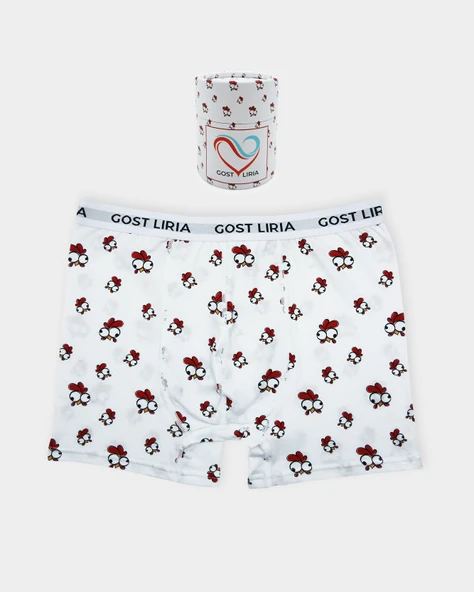 Chicken Desenli Erkek Boxer ürün görseli 1