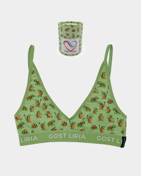 Tortoise Desenli Kadın Bralet ürün görseli 1