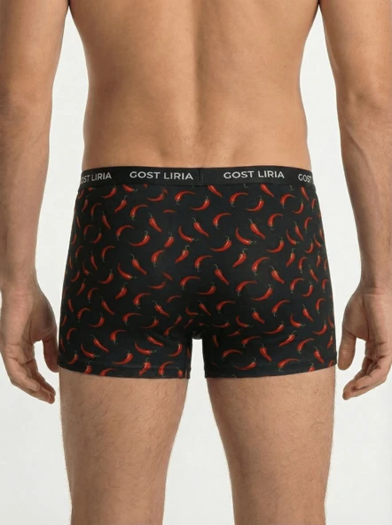 Pepper Desenli Erkek Boxer - Resim 5