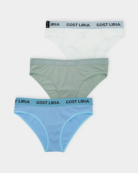 Dream Kadın Slip  3'lü Paket - Çok Renkli ürün görseli 1