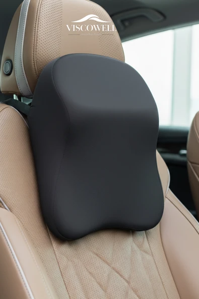 Ortopedik Visco Araç Boyun Yastığı Araç ve Ev İçin Ergonomik Kullanım ürün görseli 1