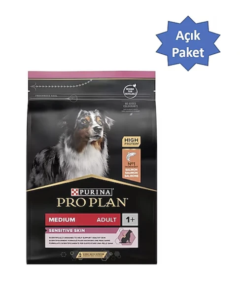 Pro Plan Medium Somonlu 1 kg Orta Irk Yetişkin Köpek Maması - Açık Paket ürün görseli 1