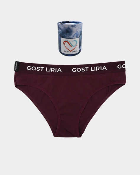 Calm Kadın Slip Külot Bordo ürün görseli 1