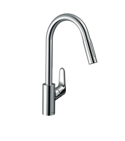 Hansgrohe Focus E2 Pull Out Tek Kollu Spiralli Mutfak Batarya Krom - 31815000 ürün görseli 1
