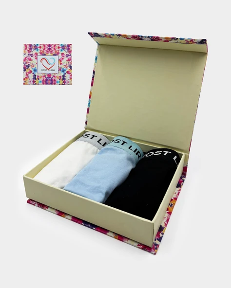 Night Wawe Kadın String Külot  3'lü Paket - Çok Renkli - Resim 2