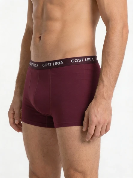 Calm Erkek Boxer Bordo - Resim 4