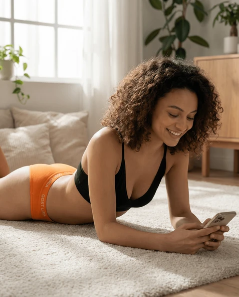 Orange Kadın Slip Külot  Gost Turuncusu - Resim 7