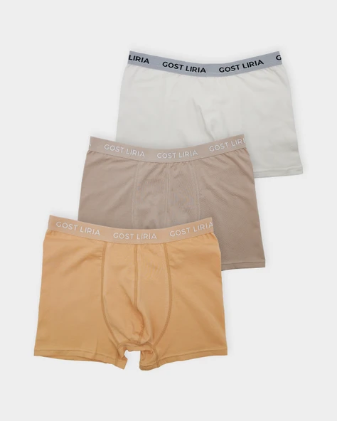 Signature Glow  Erkek Boxer – 3’lü Paket - Çok Renkli ürün görseli 1