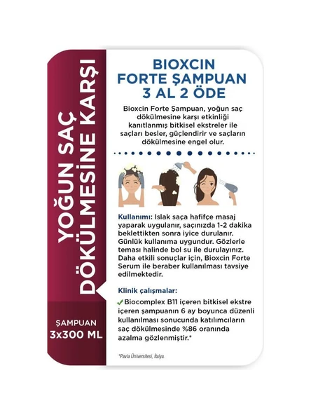 Bioxcin Forte Şampuan 3 Al 2 Öde - Resim 11