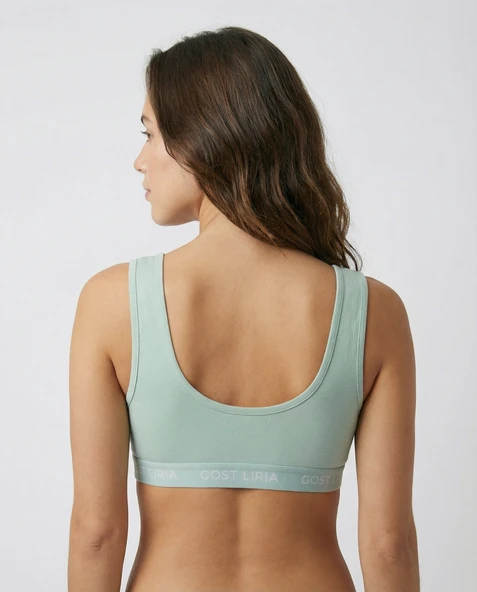Celadon Spor Bralet Yeşil - Resim 5