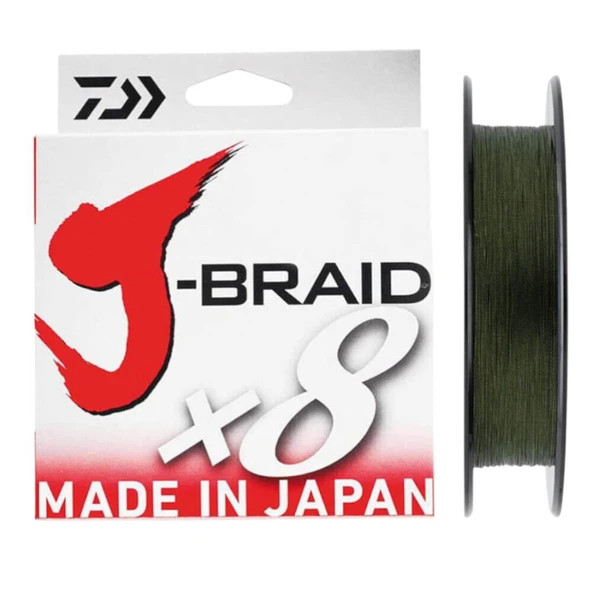 Daiwa JBraid 8B Koyu Yeşil 300m 0,20 MM  İp Misina ürün görseli 1