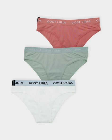 Lime Kadın Slip  3'lü Paket - Çok Renkli ürün görseli 1