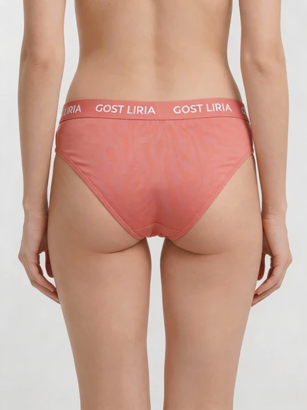 Rose Kadın Slip Külot Gül Kurusu - Resim 4