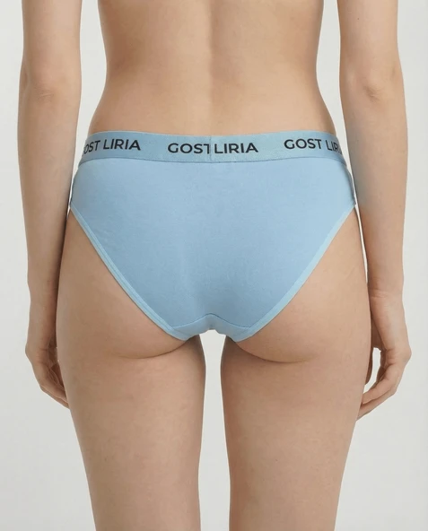 Soft Blue Kadın Slip Külot Mavi - Resim 5