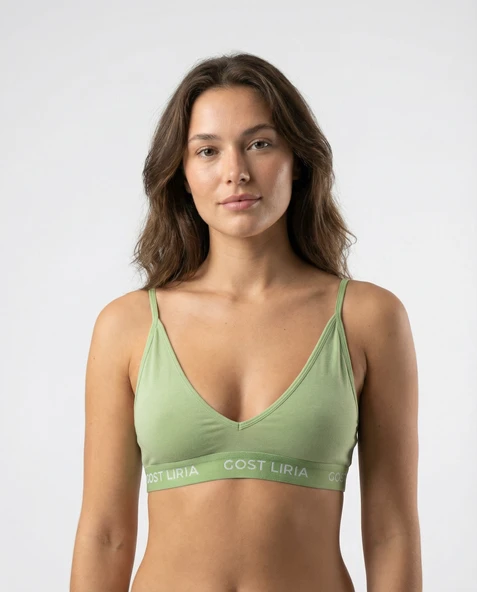 Sage Green Kadın Bralet Yeşil - Resim 3