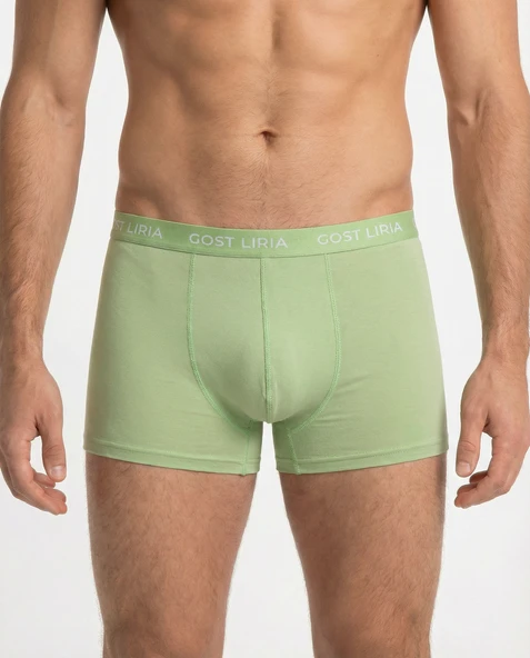 Sage Green Erkek Boxer Yeşil - Resim 3