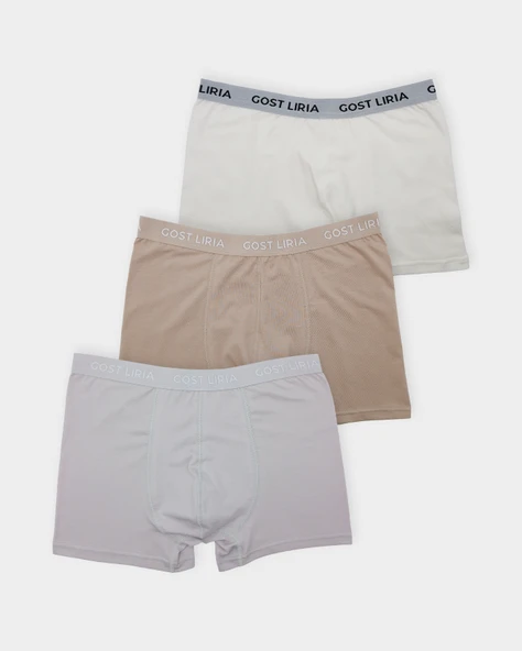 Earth Core Erkek Boxer – 3’lü Paket -Çok Renkli ürün görseli 1