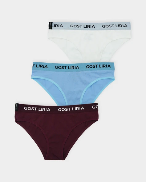 Mood Kadın Slip  3 lü Paket Çok Renkli ürün görseli 1
