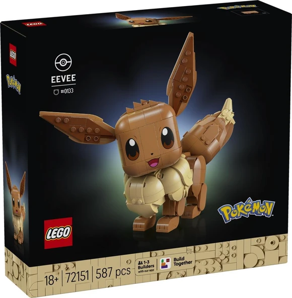 LEGO 72151 Pokemon Eevee ürün görseli 1
