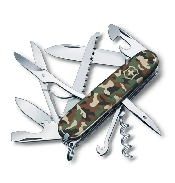 Victorinox Huntsman 1.3713.94 Kamuflaj İsviçre Çakısı 91mm 15F ürün görseli 1