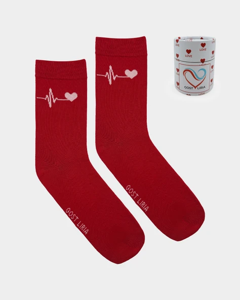 Crimson– Desenli Unisex Soket Çorap ürün görseli 1