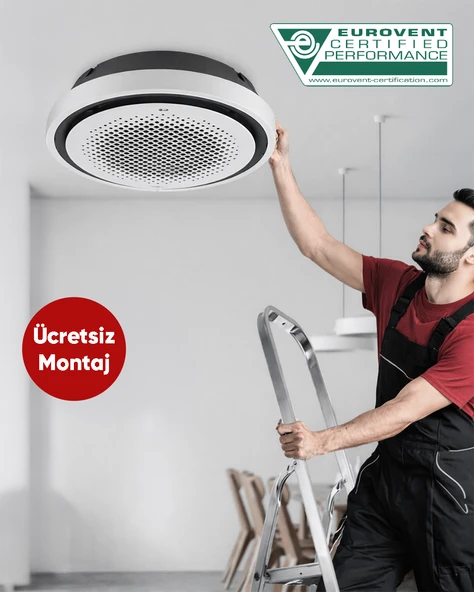 LG ZT-W48GYLA0 Dairesel Kaset Tipi 48000 Btu Inventer Klima ürün görseli 1