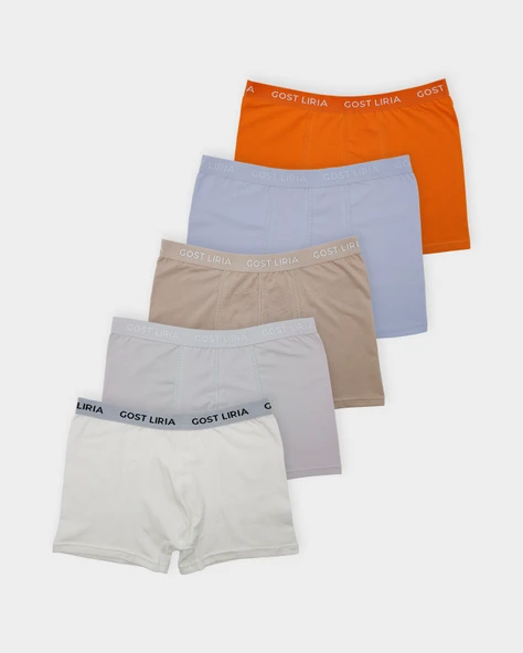 Daily Erkek Boxer 5 li Paket -Çok Renkli ürün görseli 1