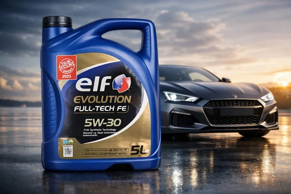ELF 5W-30 FULLTECH 5 LT Tam Sentetik DPFLİ MOTOR YAĞI ürün görseli 1