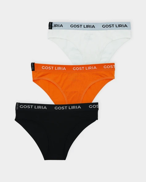 Base Kadın Slip  3'lü Paket Çok Renkli ürün görseli 1
