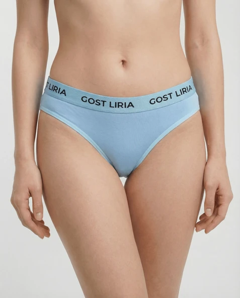 Soft Blue Kadın Slip Külot Mavi - Resim 3
