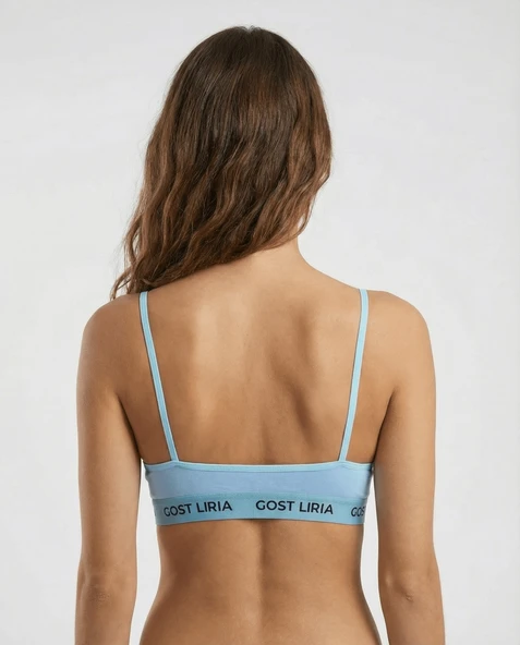 Soft Blue Kadın Bralet Mavi - Resim 5